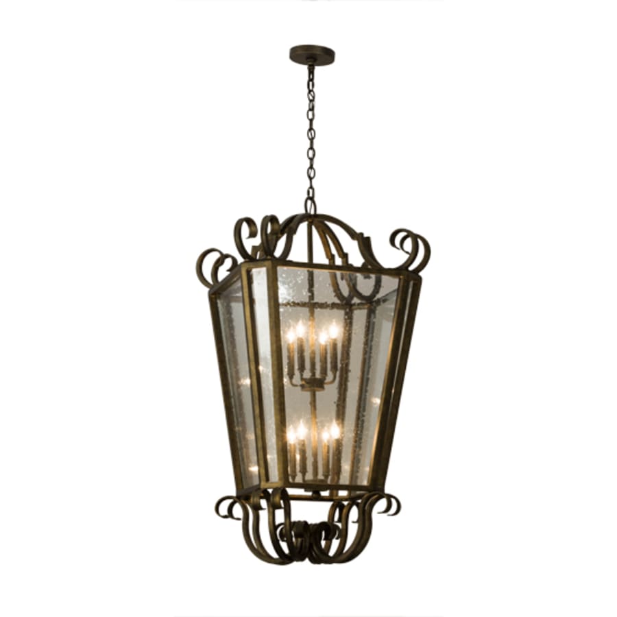 Meyda Tiffany Marin 8 Light 40" Wide Taper Candle Pendant