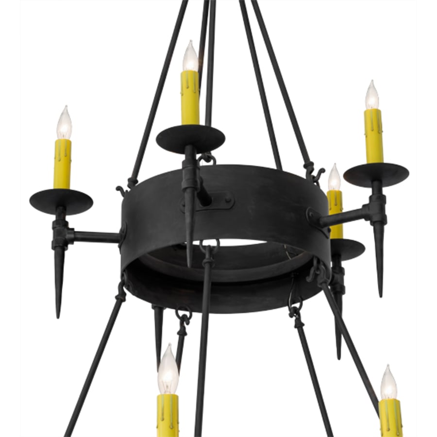 Meyda Tiffany Thorndike 15 Light 50" Wide Taper Candle Style Chandelier