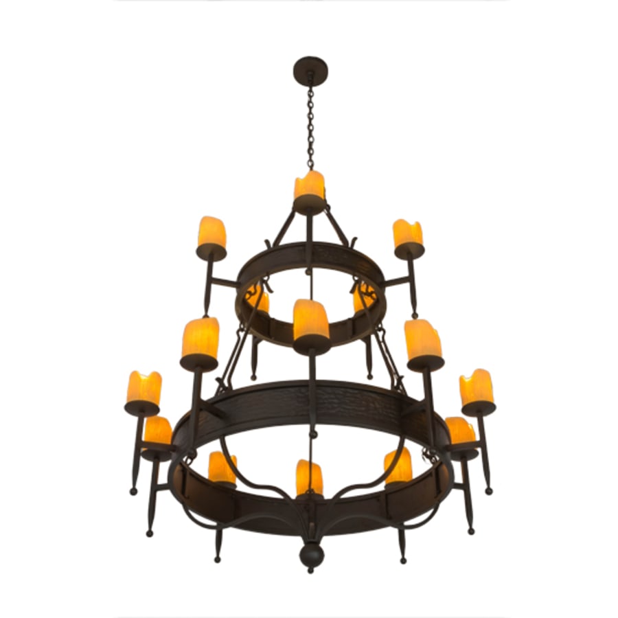 Meyda Tiffany Marta 15 Light 51" Wide Ring Chandelier