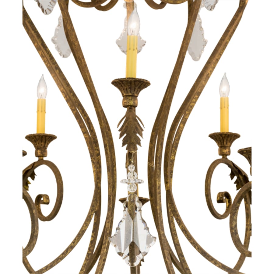 Meyda Tiffany Josephine 10 Light 48" Wide Taper Candle Style Chandelier