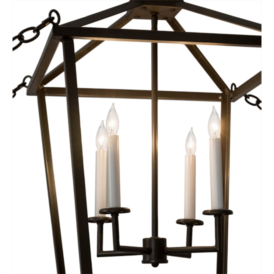 Meyda Tiffany Kitzi 4 Light 29" Wide Taper Candle Pendant