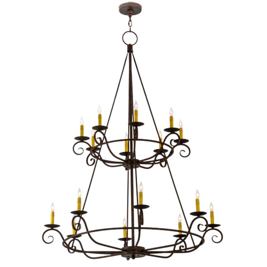 Meyda Tiffany Estrella 16 Light 45" Wide Taper Candle Style Chandelier