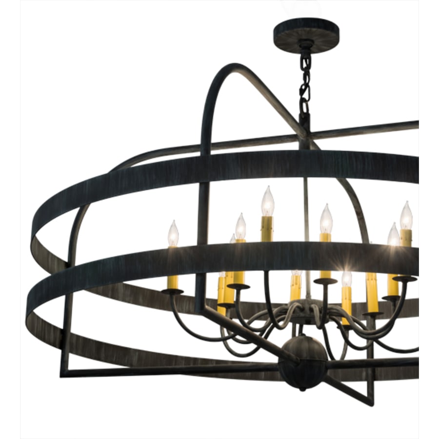 Meyda Tiffany Aldari 12 Light 48" Wide Taper Candle Style Chandelier