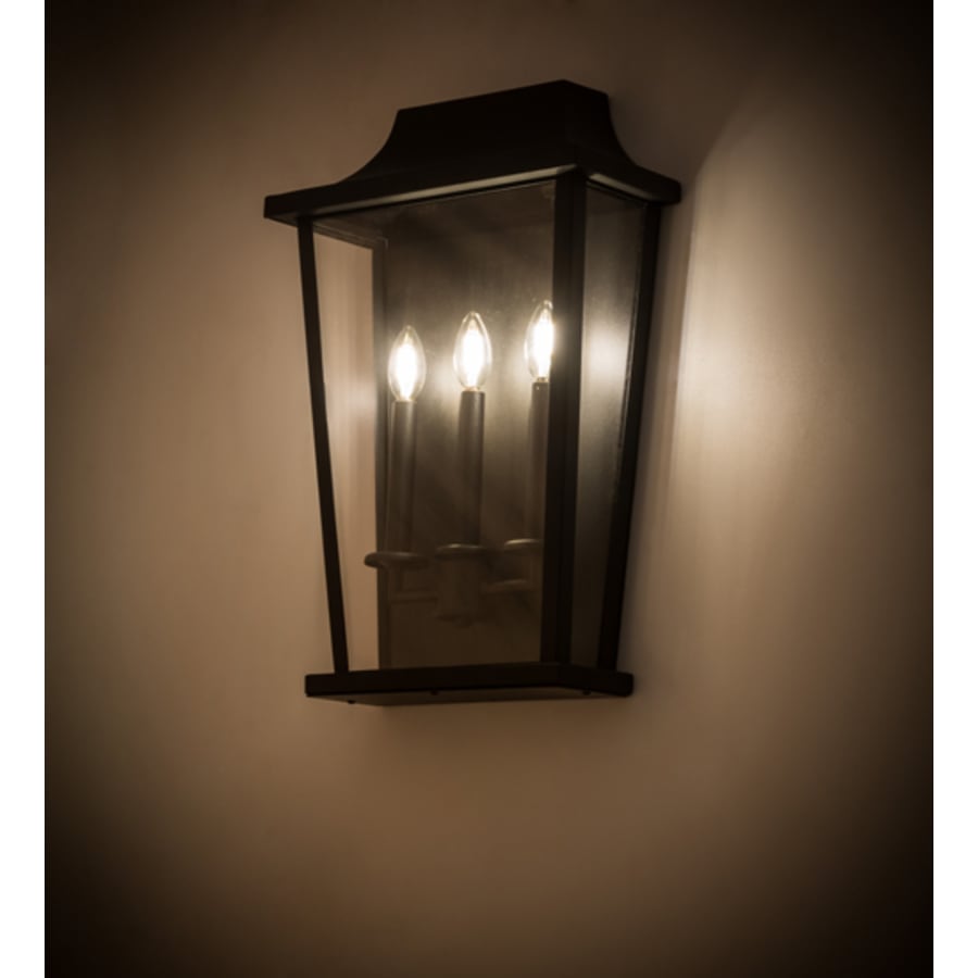 Meyda Tiffany Bastille 3 Light 22" Tall Wall Sconce