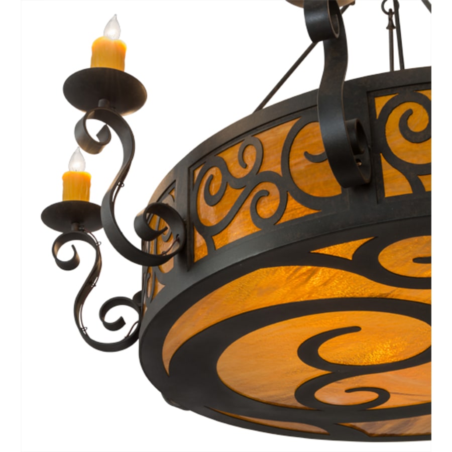 Meyda Tiffany Delano 10 Light 6" Wide Taper Candle Style Chandelier