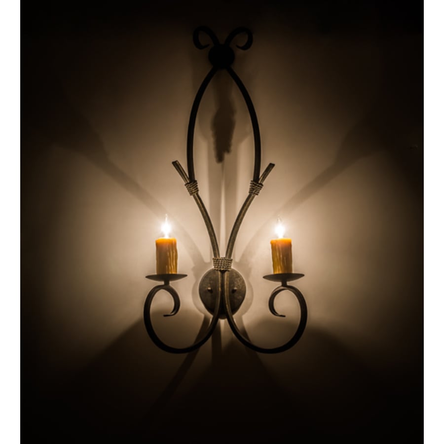 Meyda Tiffany Sienna 2 Light 36" Tall Wall Sconce