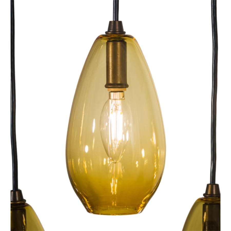 Meyda Tiffany Raquel 9 Light 18" Wide Multi Light Pendant