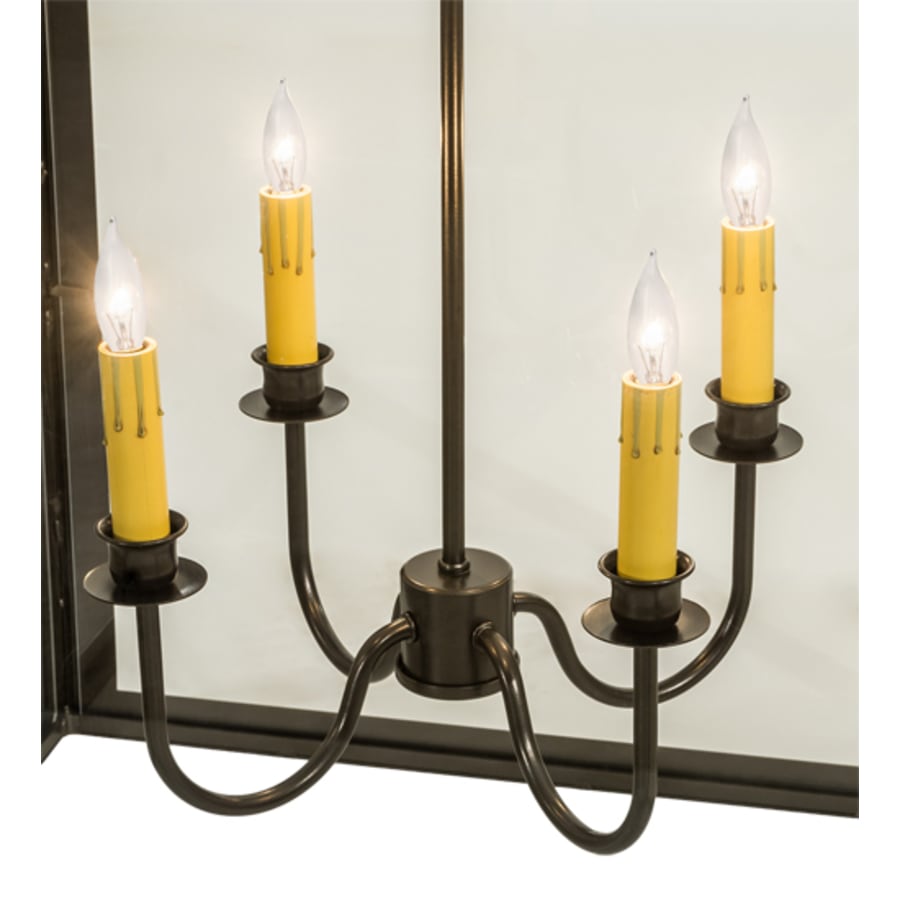 Meyda Tiffany Perin 4 Light 34" Wide Taper Candle Pendant