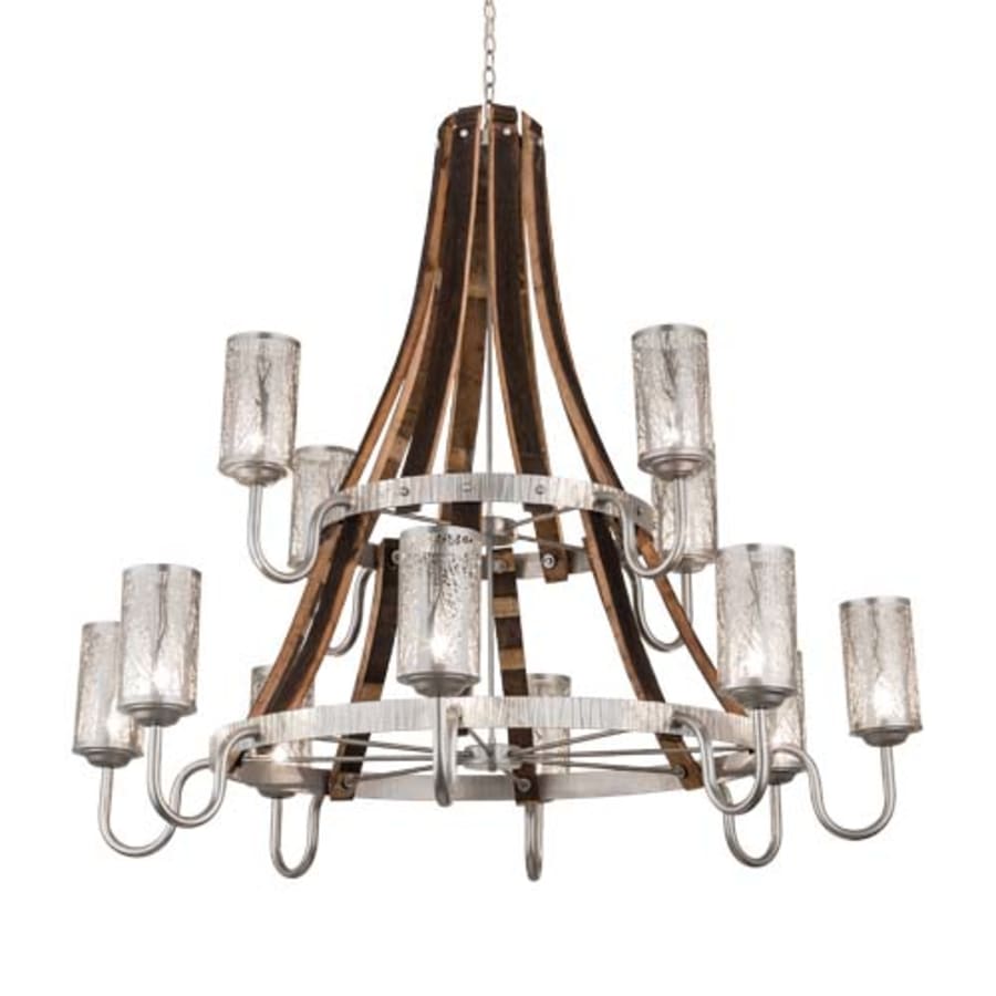 Meyda Tiffany Barrel Stave 12 Light 60" Wide Chandelier