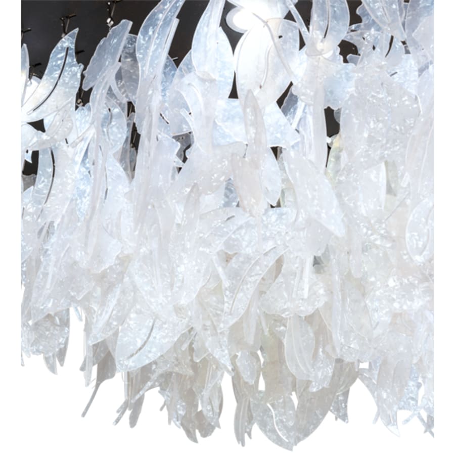 Meyda Tiffany Ginkgo 9 Light 51" Wide Flush Mount Ceiling Fixture
