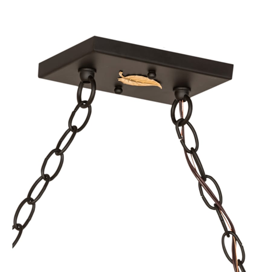 Meyda Tiffany 6 Light 70" Wide Linear Pendant