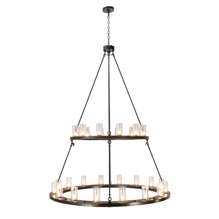 Meyda Tiffany Loxley 28 Light 60" Wide Ring Chandelier