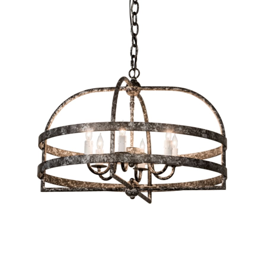 Meyda Tiffany Aldari 6 Light 22" Wide Taper Candle Style Chandelier