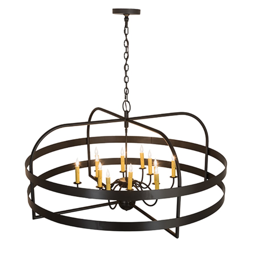 Meyda Tiffany Aldari 12 Light 48" Wide Taper Candle Style Chandelier