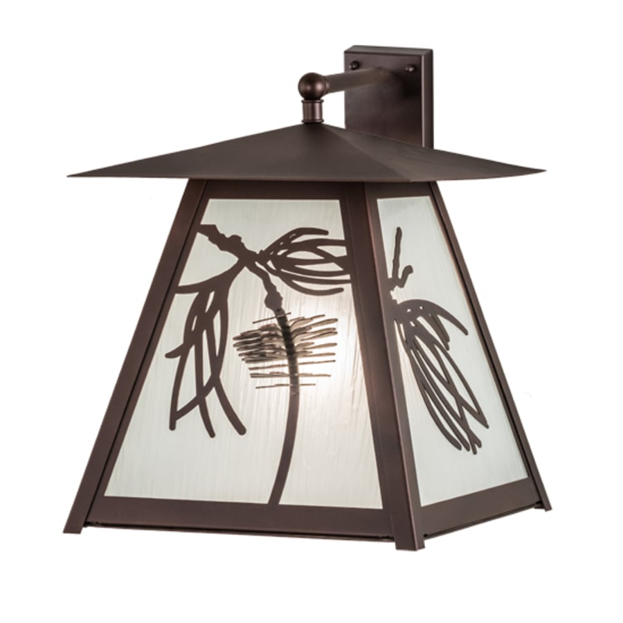 Meyda Tiffany Scotch Pine 19" Tall Wall Sconce