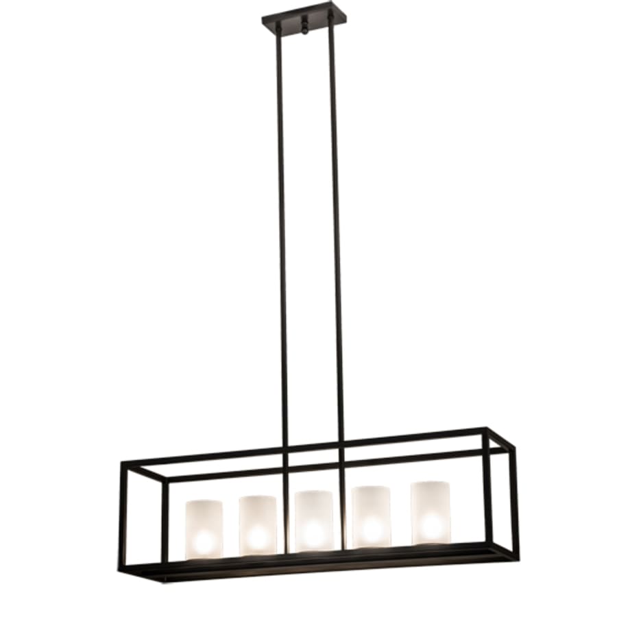 Meyda Tiffany 5 Light 48" Wide Pillar Candle Linear Pendant