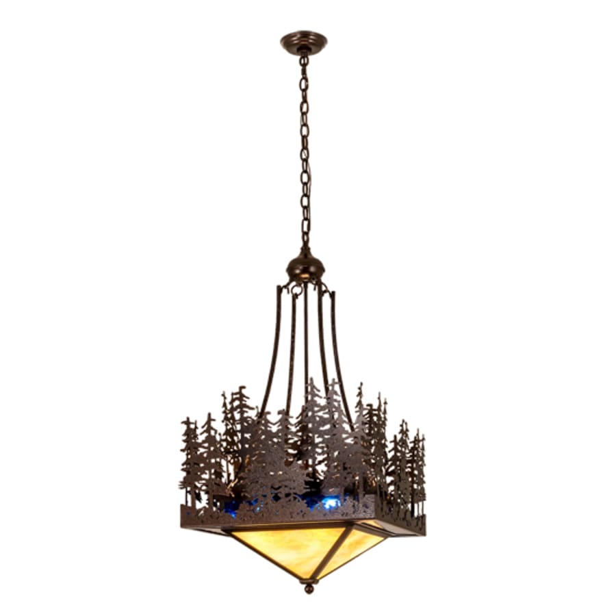 Meyda Tiffany 4 Light 28" Wide Abstract Pendant