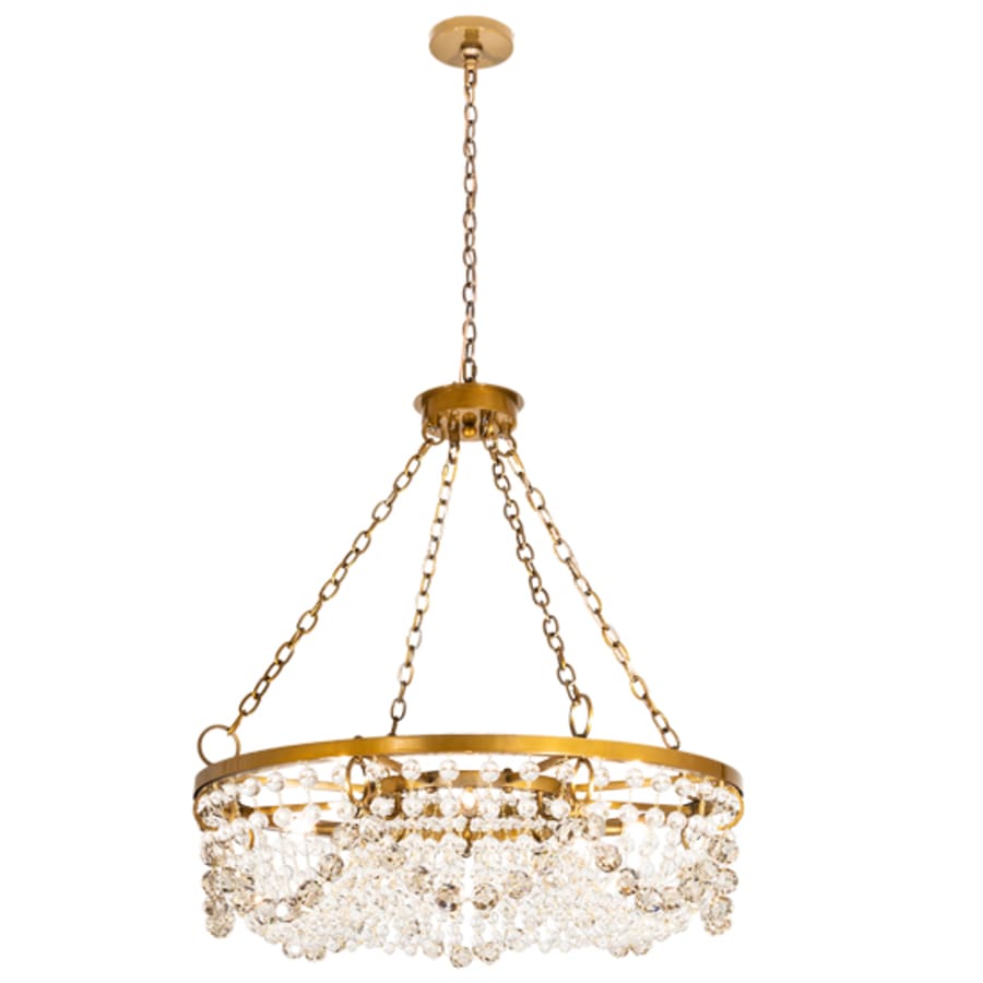 Meyda Tiffany Sardinia 8 Light 36" Wide Crystal Ring Chandelier