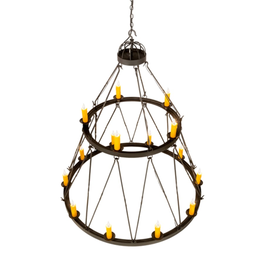 Meyda Tiffany Lakeshore 15 Light 62" Wide Taper Candle Style Chandelier