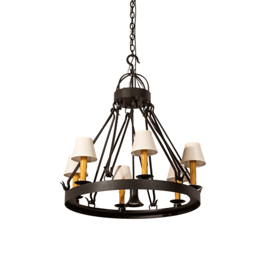 Meyda Tiffany Lakeshore 6 Light 30" Wide Ring Chandelier