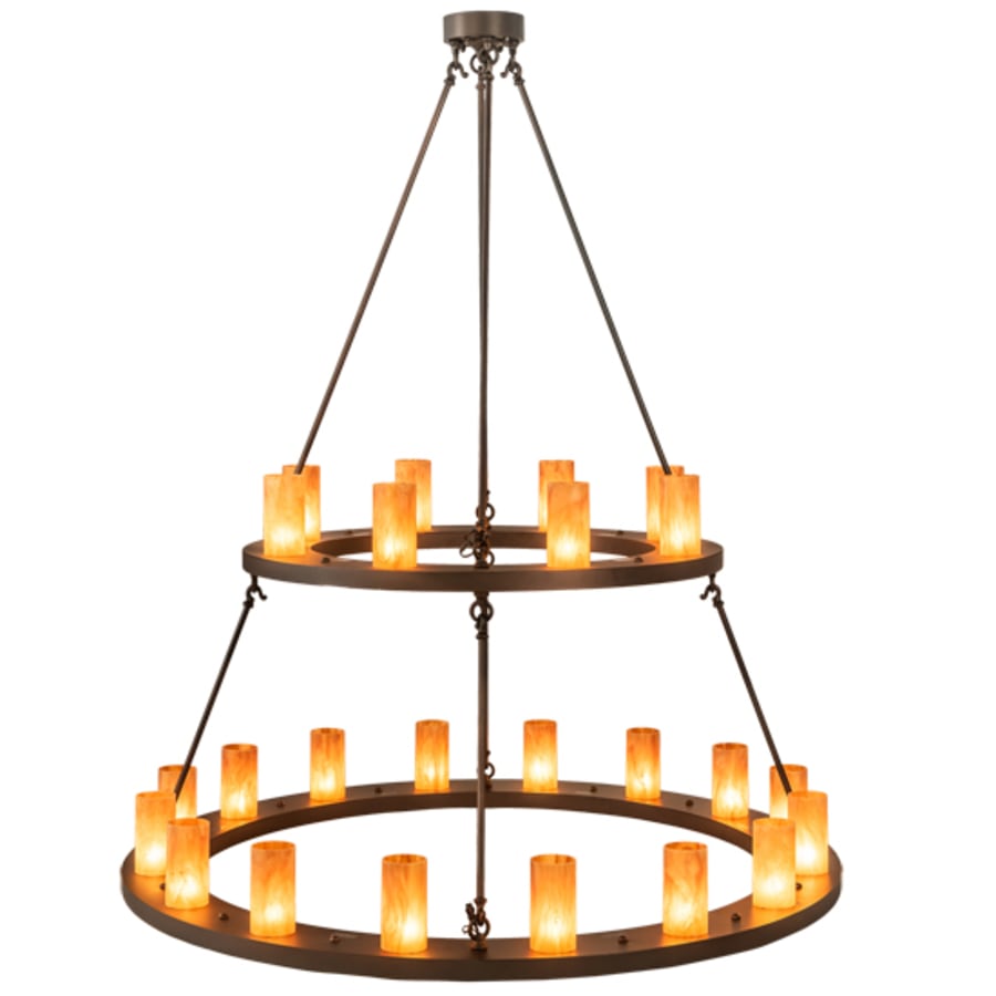 Meyda Tiffany Loxley 24 Light 54" Wide Ring Chandelier