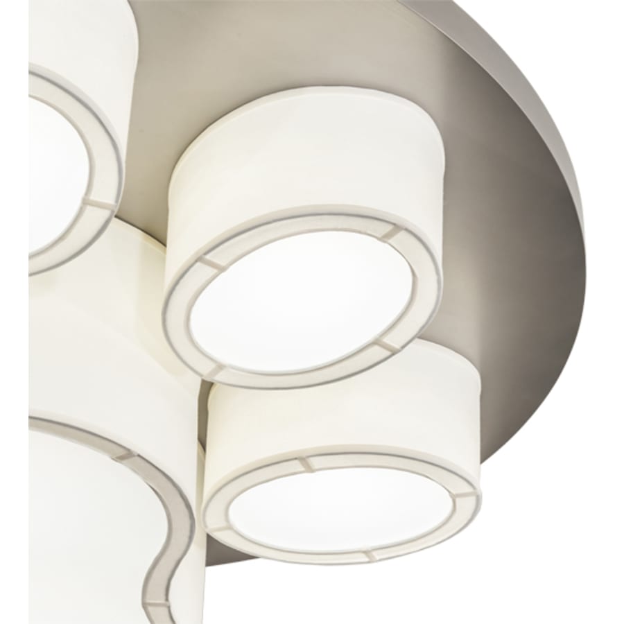 Meyda Tiffany MSU Pawprints 48" Wide LED Flush Mount Ceiling Fixture