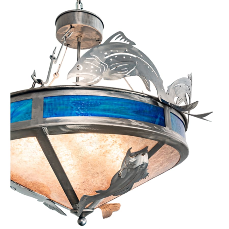 Meyda Tiffany 4 Light 27" Wide Abstract Pendant
