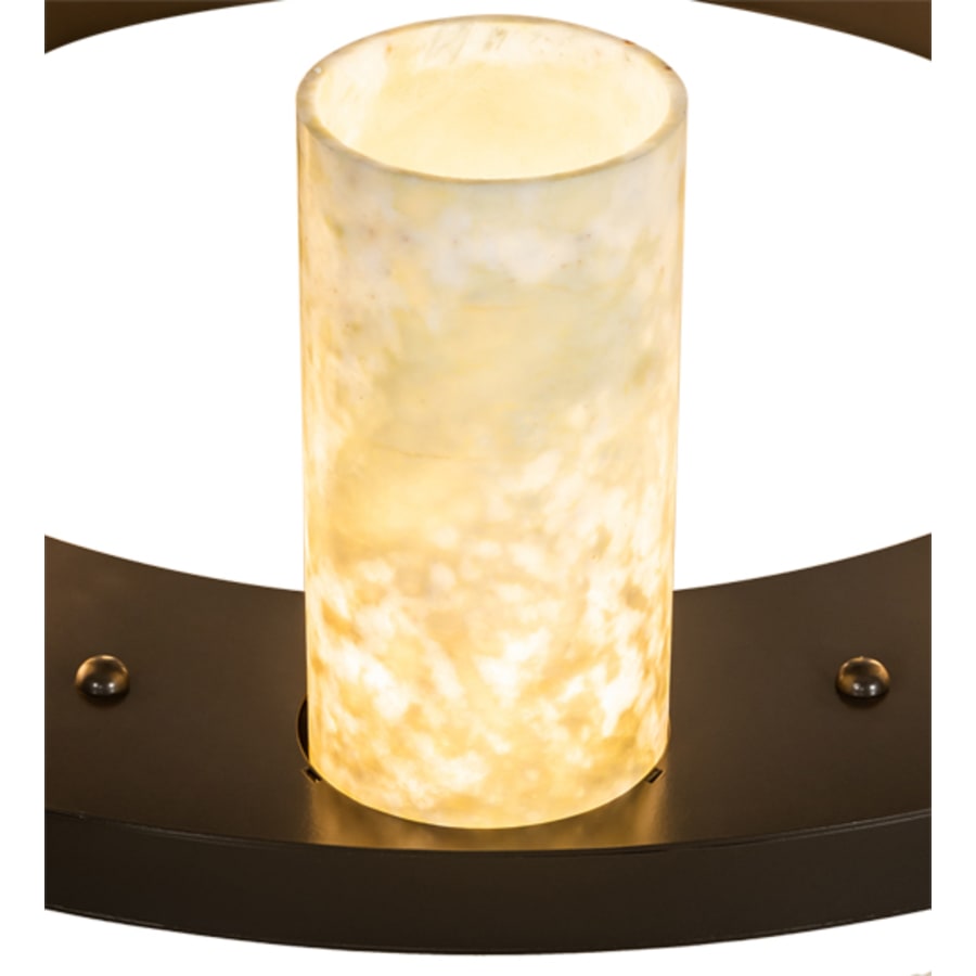 Meyda Tiffany Loxley 9 Light 30" Wide Semi-Flush Ceiling Fixture