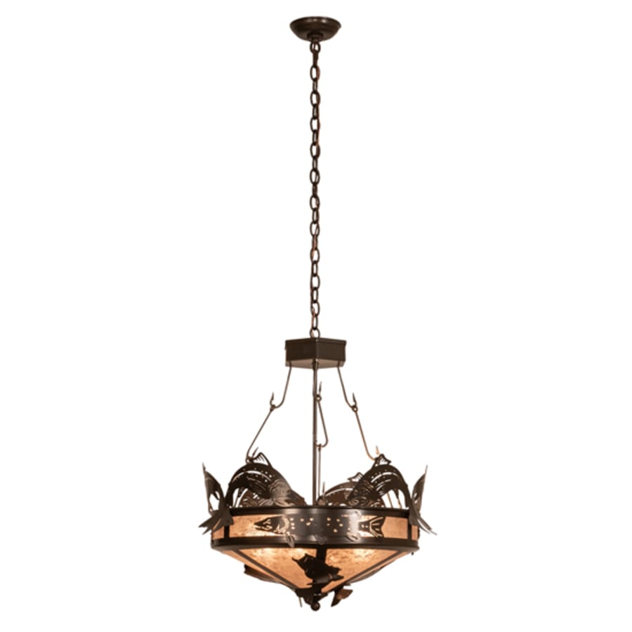 Meyda Tiffany 4 Light 24" Wide Abstract Pendant