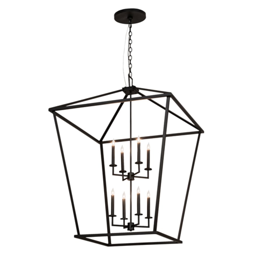 Meyda Tiffany 8 Light 51" Wide Taper Candle Pendant