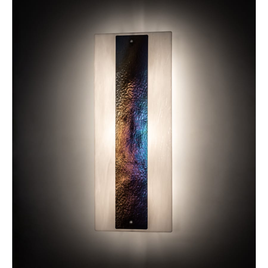 Meyda Tiffany Metro Aurora Borealis 3 Light 30" Tall Wall Sconce