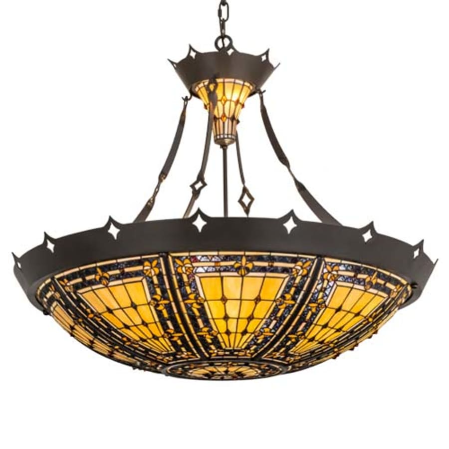 Meyda Tiffany Fleur-de-lis 2 Light 36" Wide Pendant