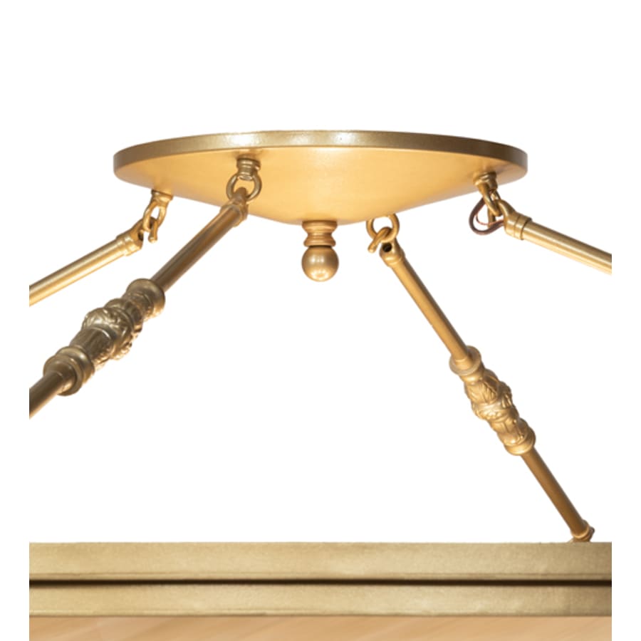 Meyda Tiffany Commerce 8 Light 45" Wide Semi-Flush Bowl Ceiling Fixture