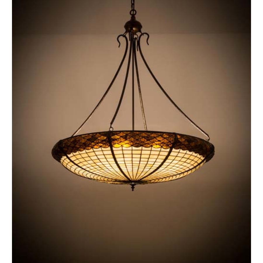 Meyda Tiffany Greenbriar Oak 6 Light 36" Wide Pendant