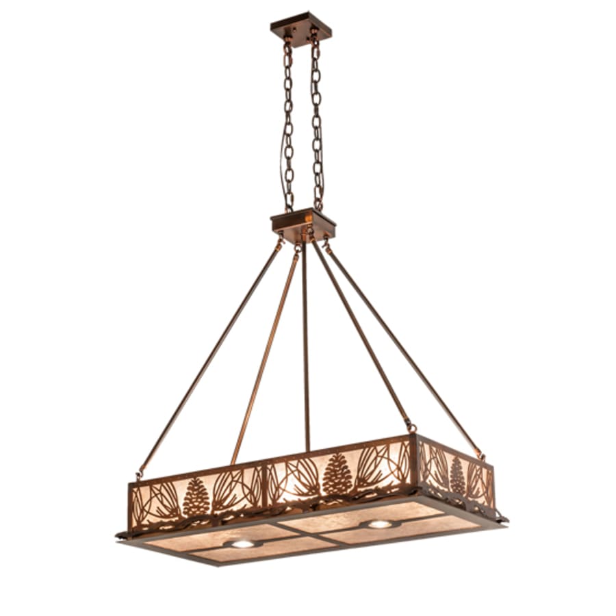 Meyda Tiffany 6 Light 36" Wide Linear Pendant