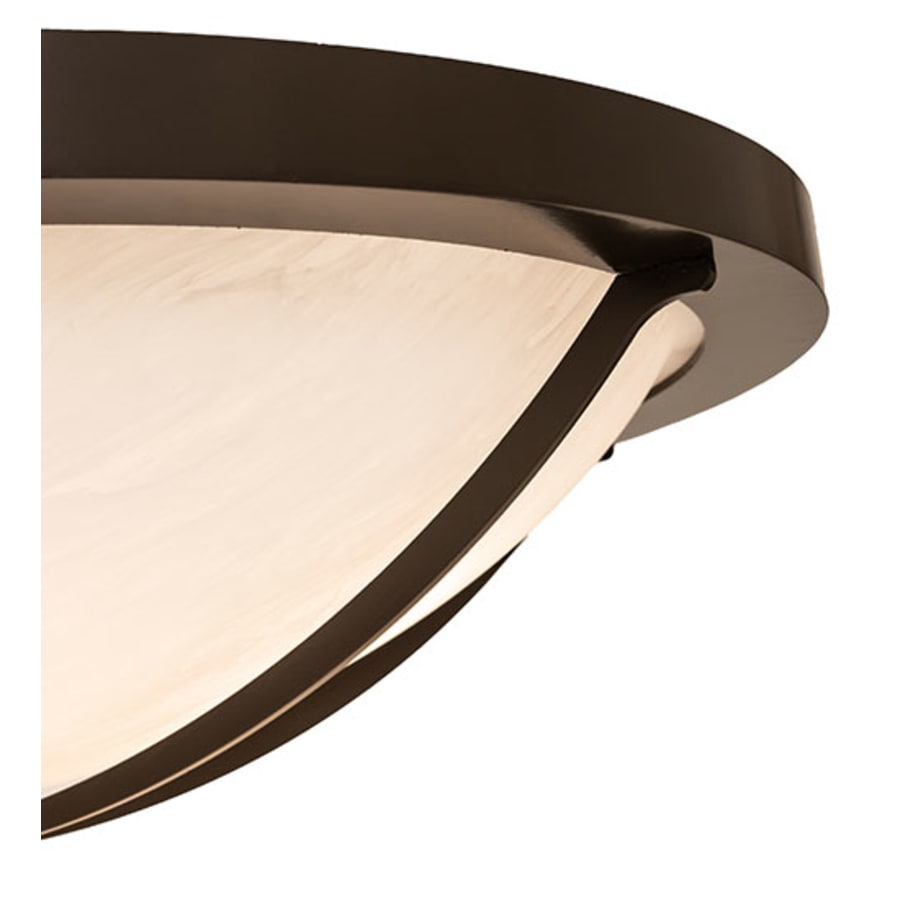 Meyda Tiffany Dominga 4 Light 24" Wide Flush Mount Bowl Ceiling Fixture - Timeless Bronze Finish
