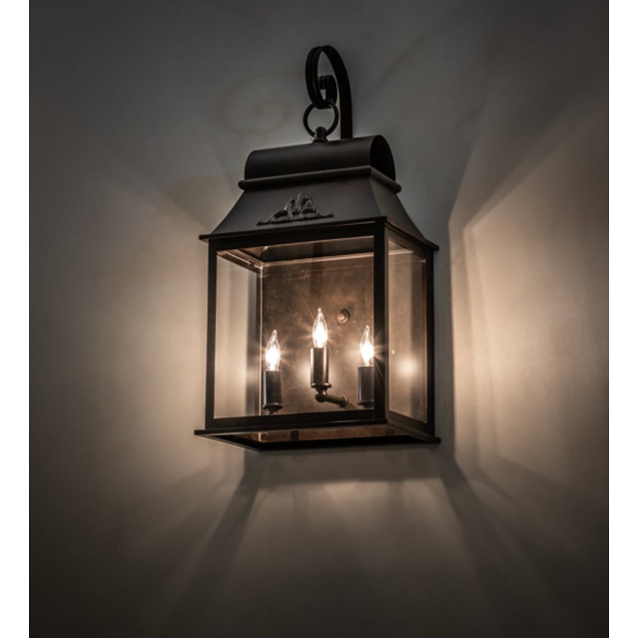 Meyda Tiffany Bastille 3 Light 20" Tall Wall Sconce