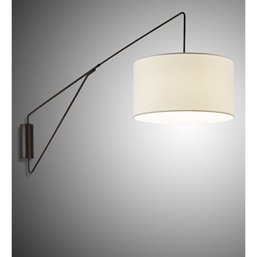 Meyda Tiffany Cilindro Textrene 34" Tall Wall Sconce with Shade