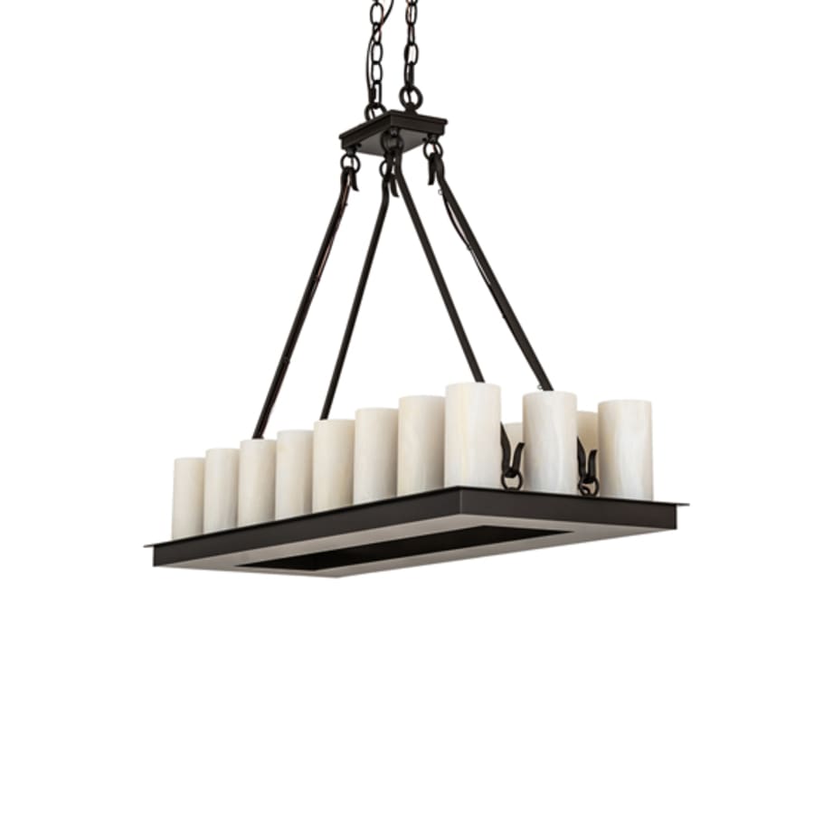 Meyda Tiffany Long Loxley 18 Light 40" Wide Linear Chandelier