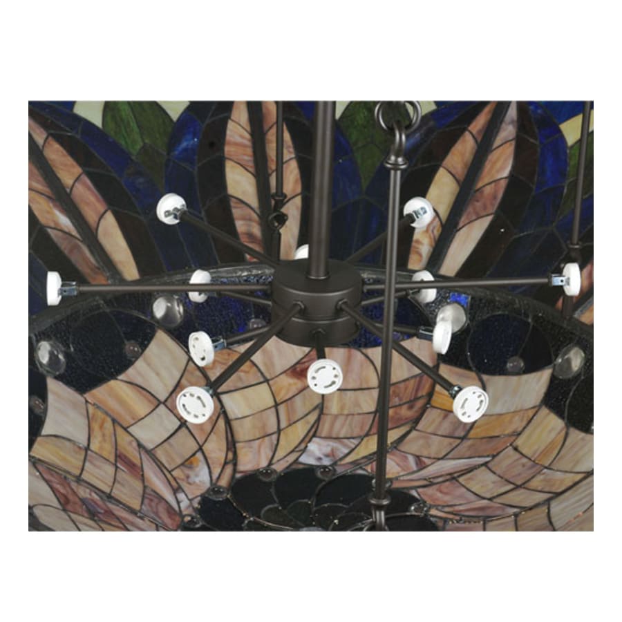 Meyda Tiffany Tampa Bay 12 Light 60" Wide Semi-Flush Bowl Ceiling Fixture