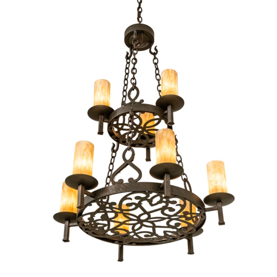 Meyda Tiffany Newcastle 9 Light 31" Wide Ring Chandelier