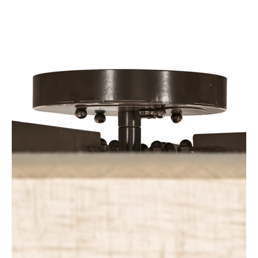 Meyda Tiffany Cilindro Structure 12 Light 40" Wide Semi-Flush Drum Ceiling Fixture