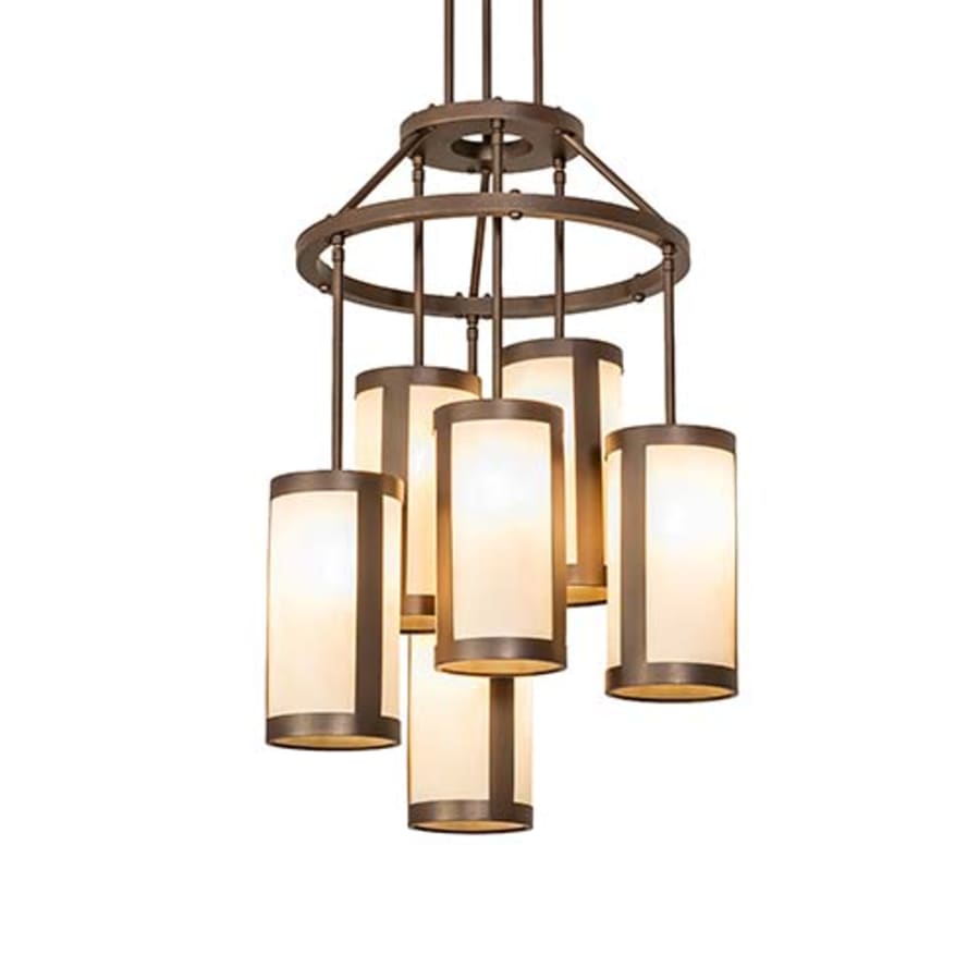 Meyda Tiffany Cartier 6 Light 24" Wide Ring Chandelier