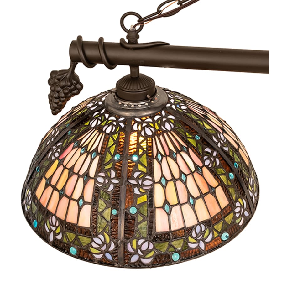 Meyda Tiffany 3 Light 66" Wide Linear Pendant