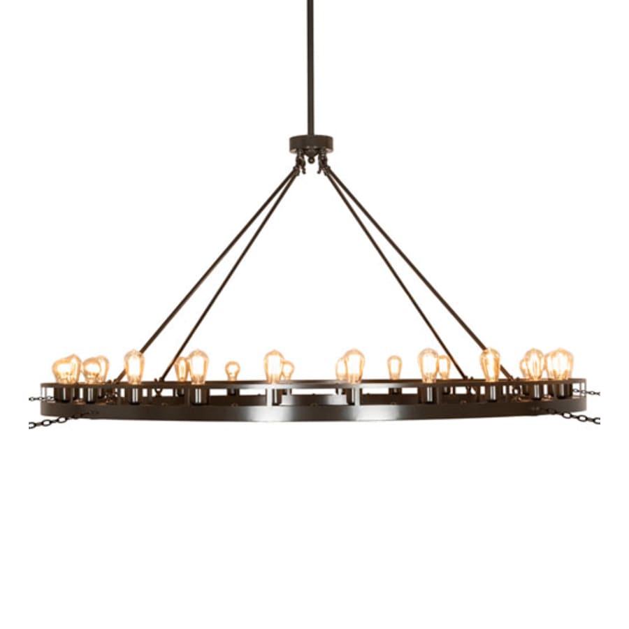 Meyda Tiffany Barbury 24 Light 72" Wide Ring Chandelier