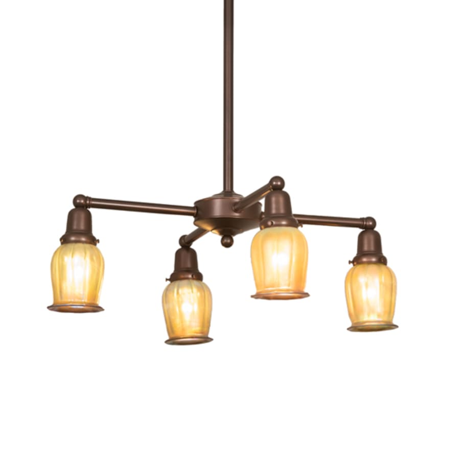 Meyda Tiffany Revival Oyster Bay 4 Light 26" Wide Chandelier