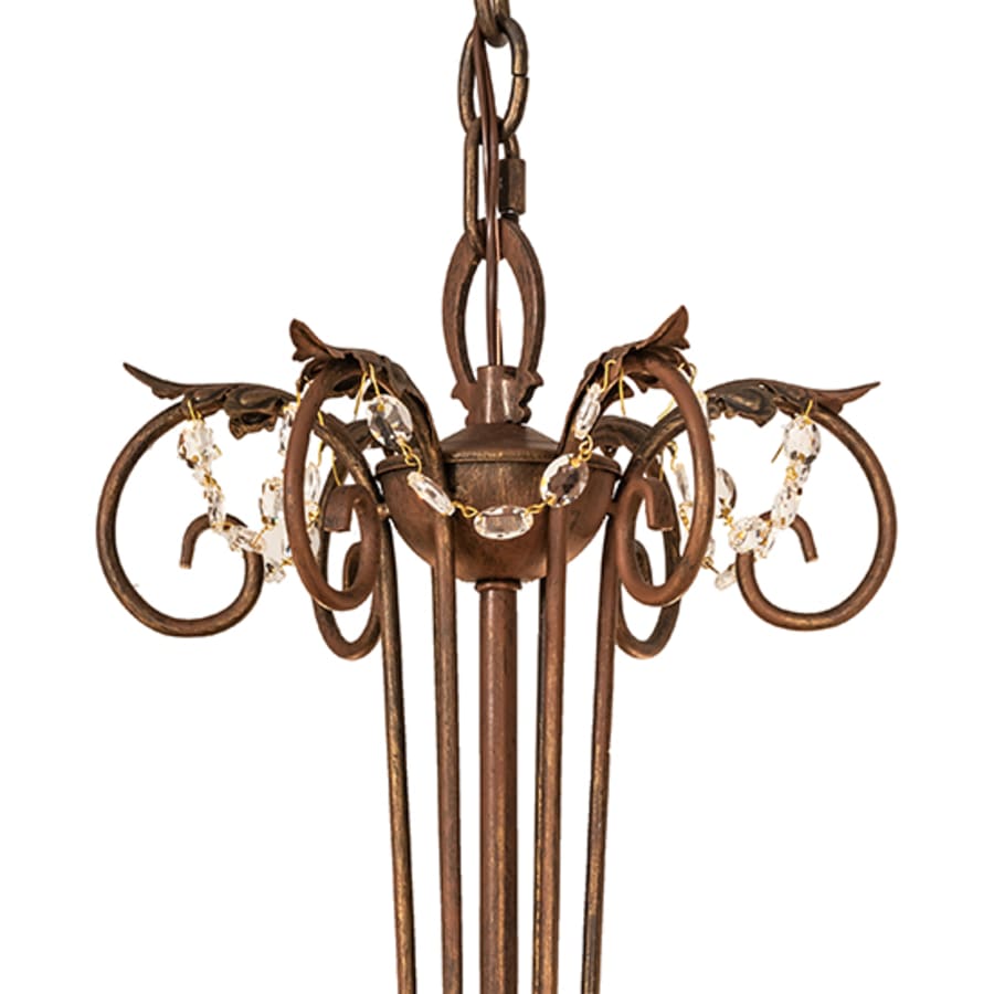 Meyda Tiffany Lindsay 6 Light 26" Wide Crystal Candle Style Chandelier