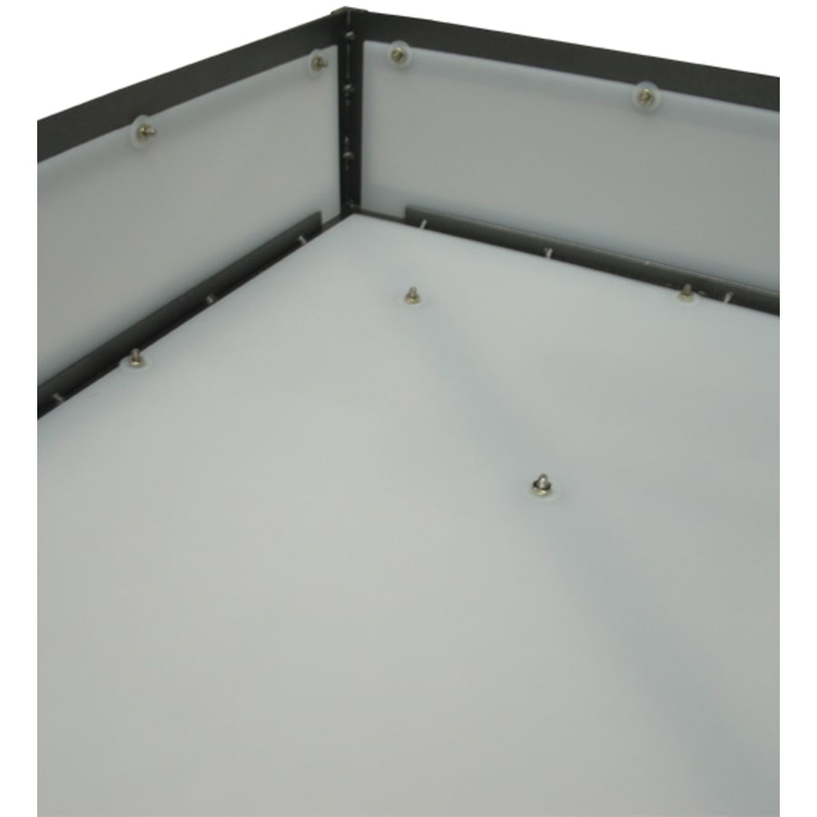 Meyda Tiffany Whitewing 4 Light 36" Wide Flush Mount Square Ceiling Fixture - Blackened Pewter Finish - Medium Bulb Base