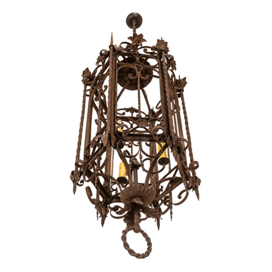Meyda Tiffany Gordes 3 Light 28" Wide Candle Style Chandelier
