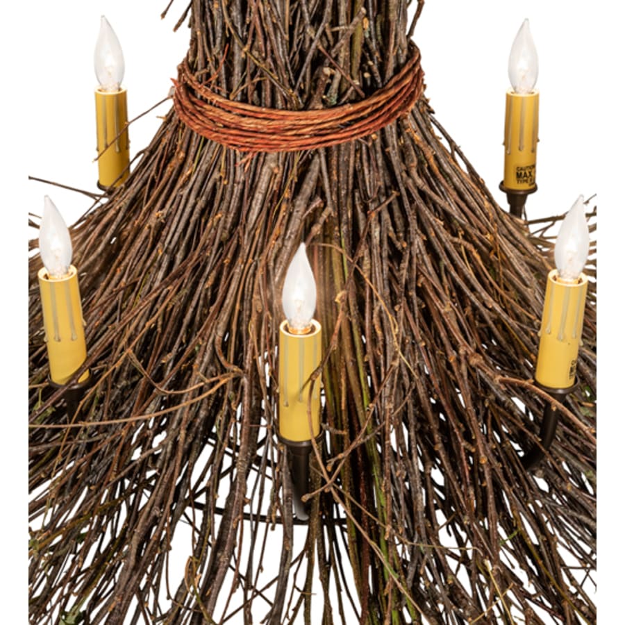 Meyda Tiffany Twigs 8 Light 36" Wide Abstract Chandelier